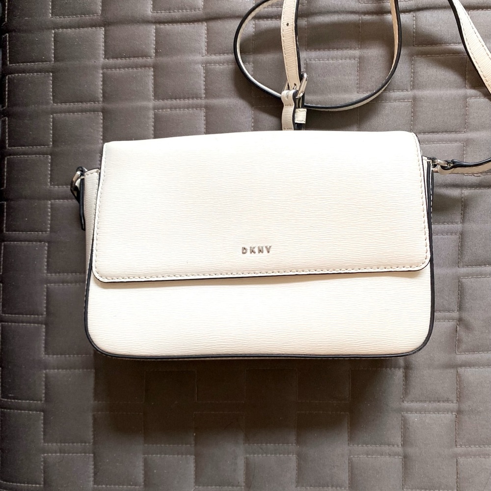 DKNY Leather Flap Crossbody